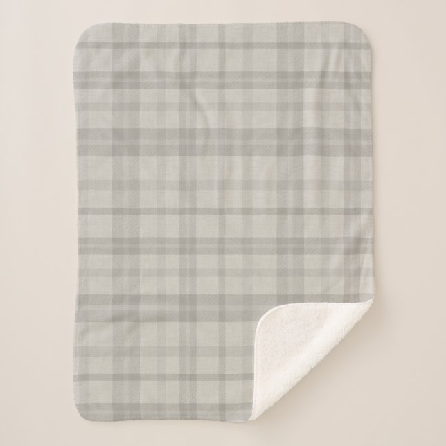 Plaid Gris Fermier Atténué (Devant)