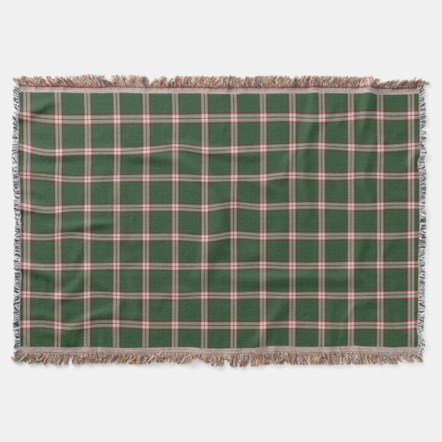 Plaid Holiday Throw Blanket (Front)