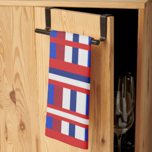 Plaid in Red, White & Blue Kitchen Towel