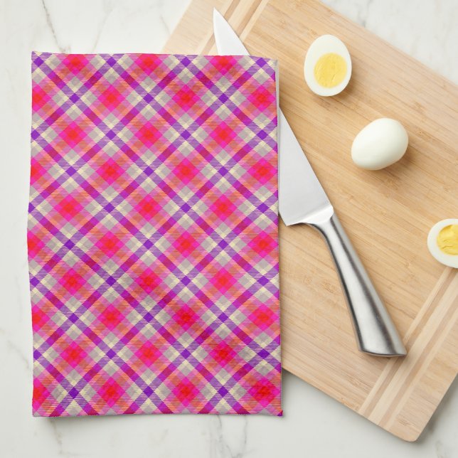 Plaid Kitchen Towel (Quarter Fold)