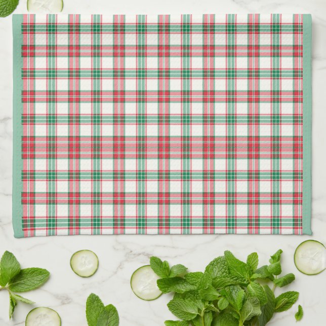 Plaid Kitchen Towel (Folded)