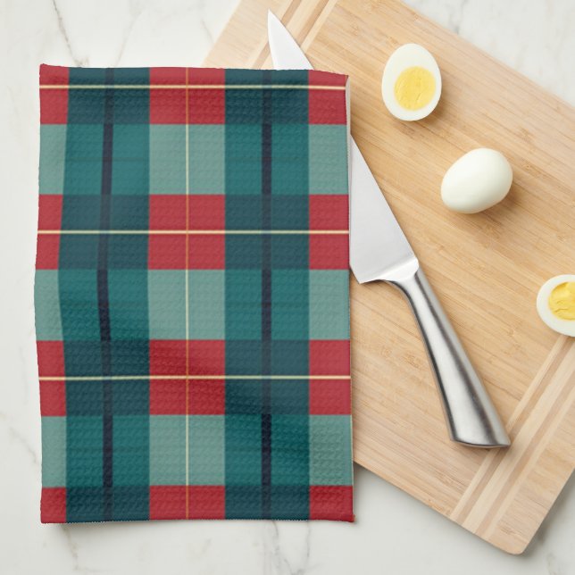 Plaid Kitchen Towel (Quarter Fold)