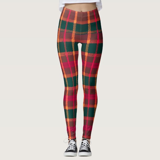 Plaid Leggings  (Front)