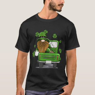 Plaid Leprechaun Monster Truck St Patrick's Day Lu T-Shirt