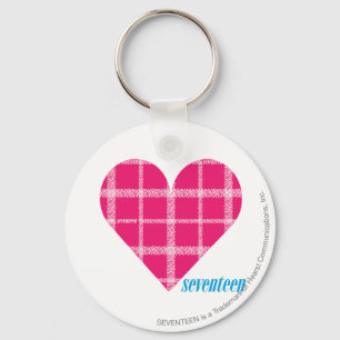 Plaid Magenta 2 Keychain