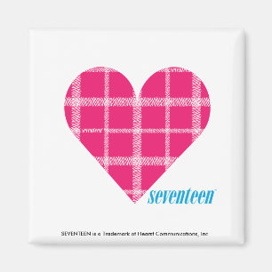 Plaid Magenta 2 Magnet