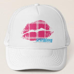 Plaid Magenta Trucker Hat