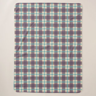 plaid mana sarong sherpa blanket