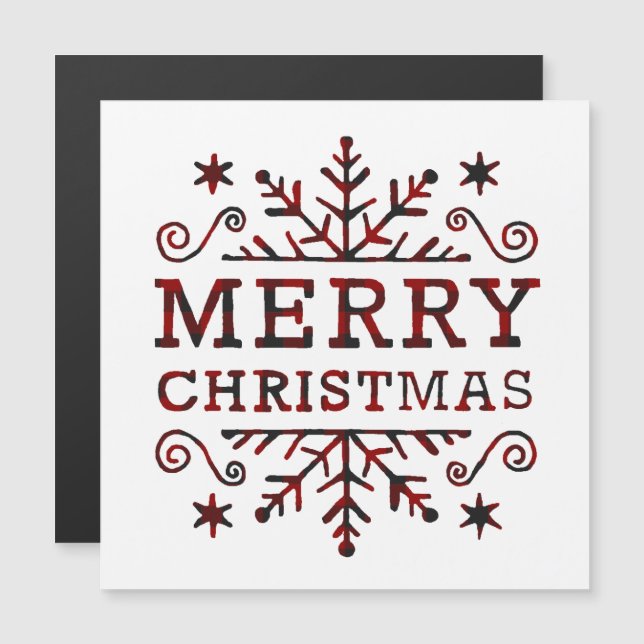 Plaid Merry Christmas (Front/Back)
