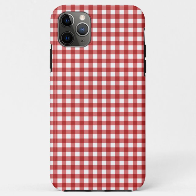 Plaid Minimalist Christmas Case-Mate iPhone Case (Back)