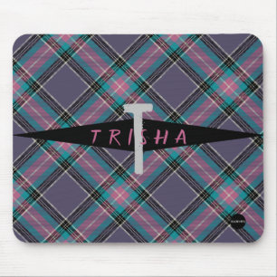 Plaid Mousepad - HAMbyWG - Lavender and Mauve