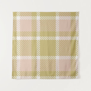 Plaid or tartan vintage background or texture in m tapestry