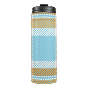 Plaid or tartan vintage is background or texture i thermal tumbler