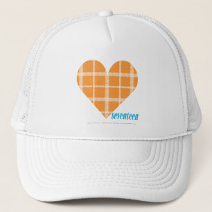 Plaid Orange 4 Trucker Hat