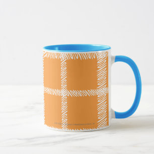 Plaid Orange Mug