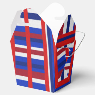 Plaid Patriot Favor Box