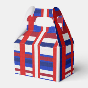 Plaid Patriot Favor Box