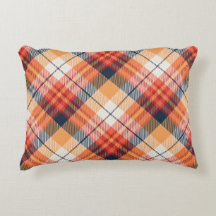 Plaid Pattern  Accent Pillow