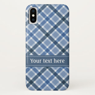 Plaid Pattern custom text phone cases
