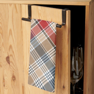 Plaid Pattern Kitchen Towel