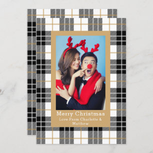 Plaid Pattern Photo Template Personalized