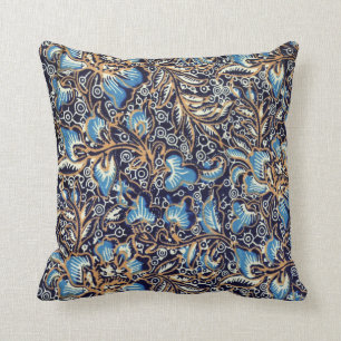 Plaid pattern throw pillow
