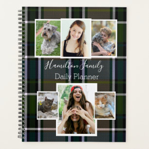 Plaid Photo Daily Planner - HAMbWG