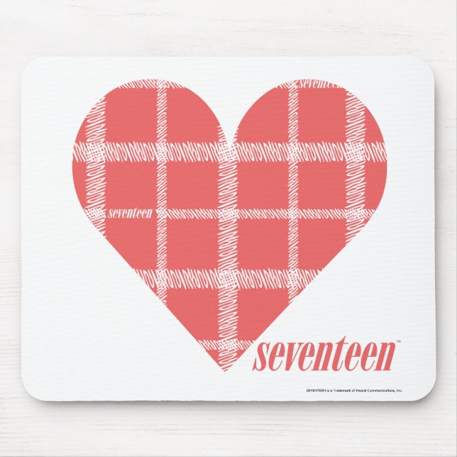 Plaid Pink 4 Mouse Pad (Front)