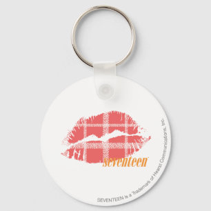 Plaid Pink Keychain