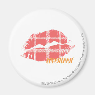 Plaid Pink Magnet