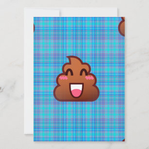 plaid poop emoji