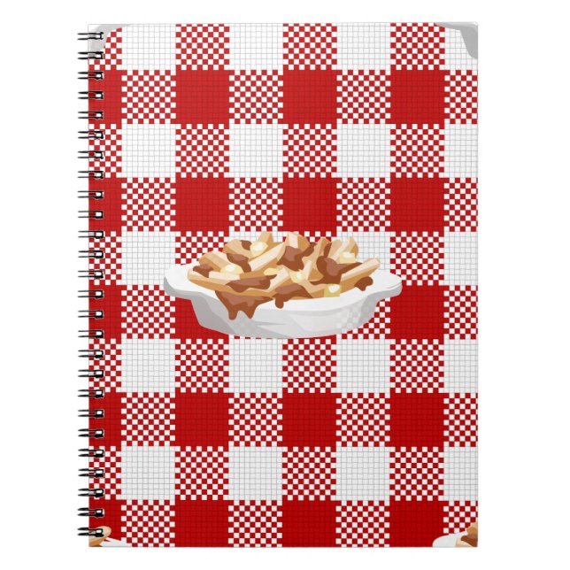 plaid poutine notebook (Front)