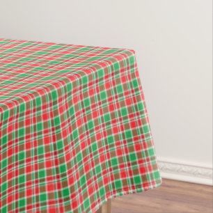 Plaid Print Tablecloth