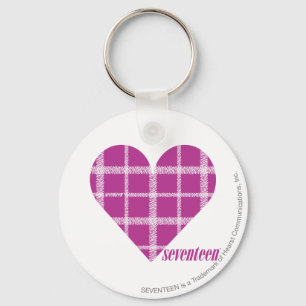 Plaid Purple 2 Keychain