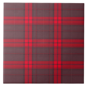 Plaid Red Traditional Tartan Modern Collection Tile
