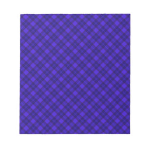 Plaid retro notepad