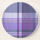 Plaid Sandstone Coaster<br><div class="desc">Plaid Sandstone Coaster</div>