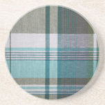 Plaid Sandstone Coaster<br><div class="desc">Plaid Sandstone Coaster</div>