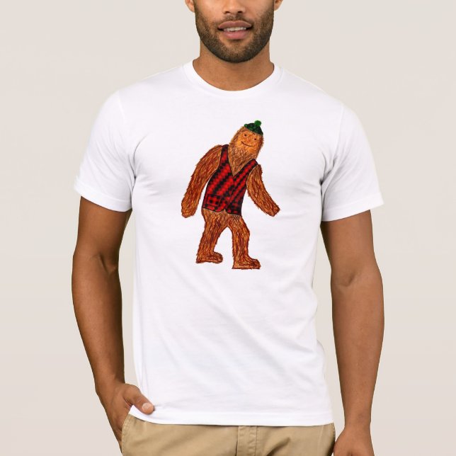 Plaid Sasquatch sweater vest (Front)