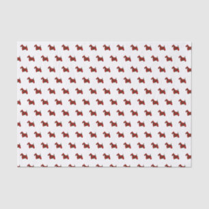 Plaid Scottie Dog Tissue Paper