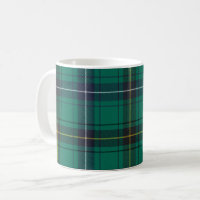 Plaid Scottish Clan Henderson Green Black Check