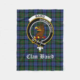 Plaid Sherpa Blanket Baird Clan Scottish