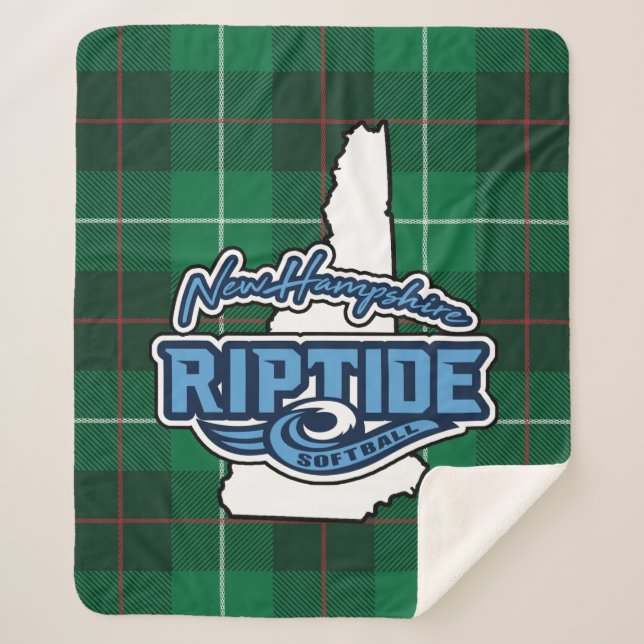 Plaid Sherpa Blanket (vert) (Devant)