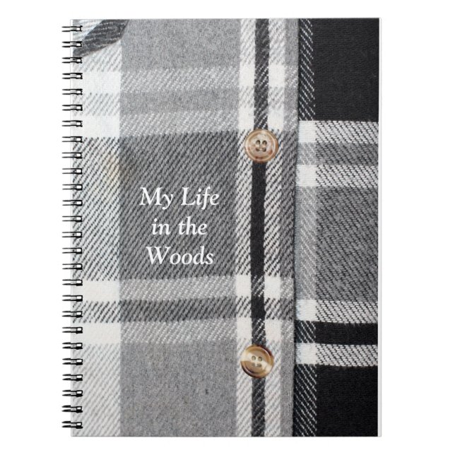 Plaid Shirt Notebook (Front)
