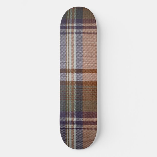 Plaid Skateboard Deck (Front)