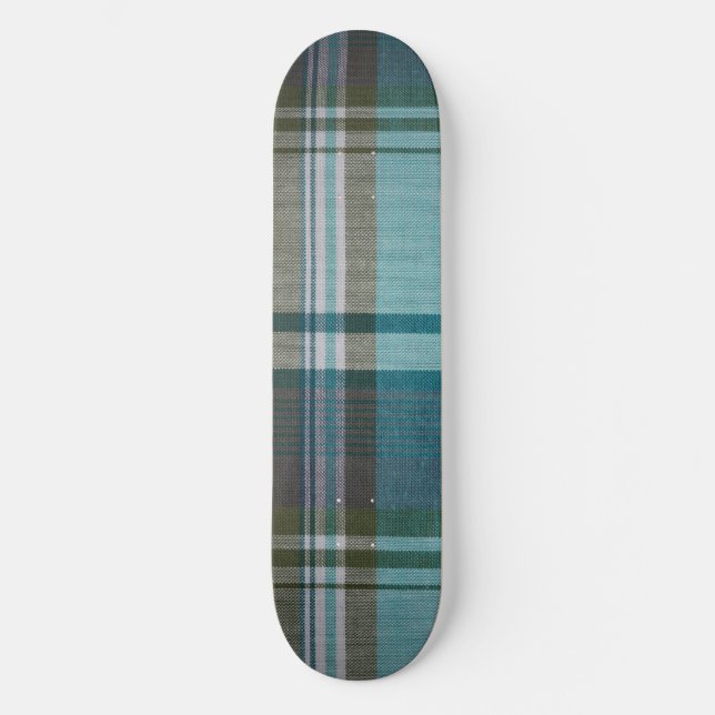 Plaid Skateboard Deck (Recto)