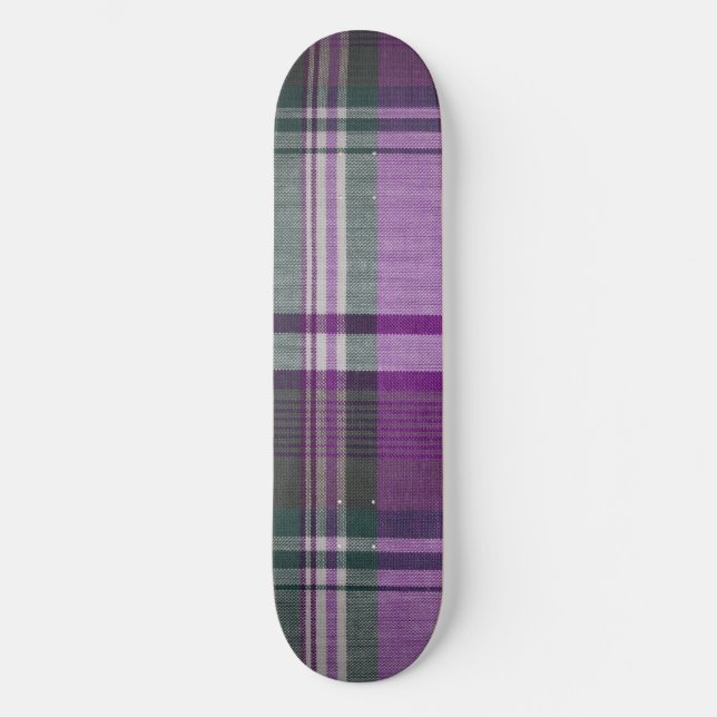 Plaid Skateboard Deck (Front)