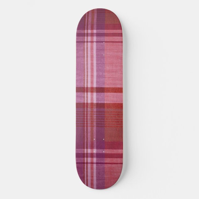 Plaid Skateboard Deck (Front)