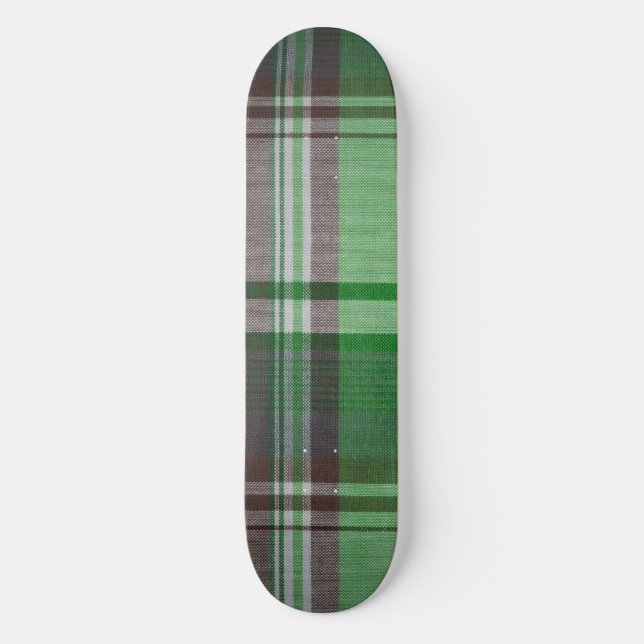 Plaid Skateboard Deck (Front)