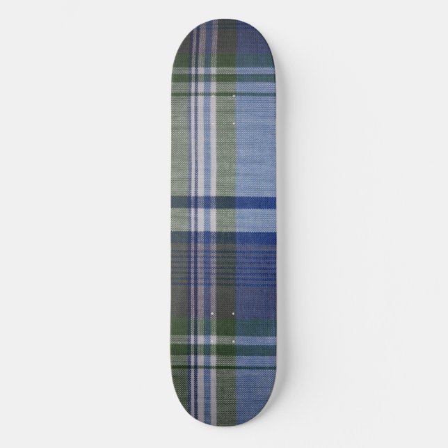Plaid Skateboard Deck (Recto)